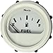 Faria Beede 13101 Dress Fuel Level Gauge (E-1/2-F) - 2', White