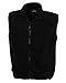 Men Polyester Heavyweight Anti-Pill Panda Fleece Zipper Vest (11 Color, XS-6XLT)