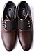 Marino Oxford Dress Shoes for Men - Formal Leather Mens Shoes - Brown - Side Lace - 8.5 D(M) US