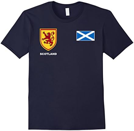 Mens Scotland Scottish Rugby Jerset Tshirt Medium Navy