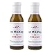 Gourmet Natural Zesty Sesame Dressing and Marinade by Yo Mama's Foods - (2) Large 13 oz Bottles - Low Sugar, Low Cal, Low Carb, Low Sodium, and Gluten-Free!
