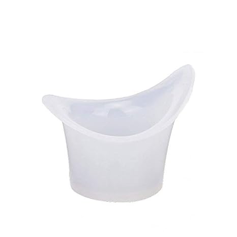 Augenbad Silikon Augenspülbecher 12er Set für erfrischende und saubere müde Augen