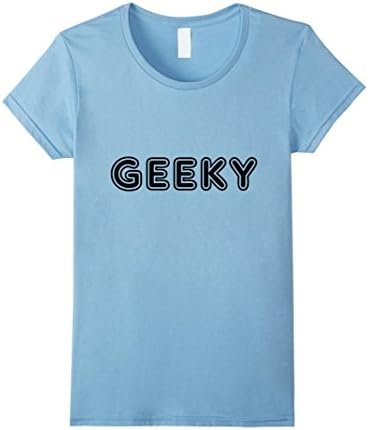 Womens Geeky T Shirts Medium Baby Blue