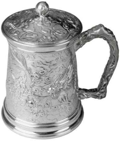 Royal Selangor Hand Finished Dragon Collection Pewter Oriental Dragon Tankard With Lid Gift Beer Mugs Steins Indress