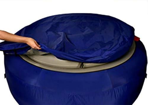 SPA2GO Round Nylon Spa Cover Blue- TOP LID Cover
