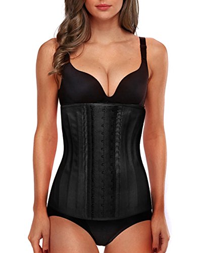 BodiFit-Womens-9-Steel-Bone-Solid-Latex-Sports-and-Fitness-Waist-Trainer