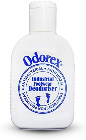 Foot Odor Eliminator for Smelly & Stinky Feet - Fungus & Athletes Foot Prevention | Shoe Deodorizer and Antiperspirant – Odorex Industrial - Antifungal, Kills Odor FAST | 10 shoes fresh for 1 yr
