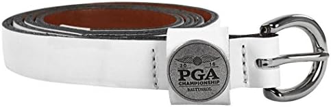 PGA Championship- Ladies Leather Belt White Size Extra Small