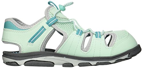 New Balance Unisex Kid's Adirondack Sandal Sport, Grey/Mint, P1 M US Little