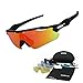 GIEADUN Polarized Cycling Sports Glasses 4 lenses Outdoor Running Sunglasses for Baseball Volleyball Baseball Driving Fishing