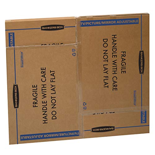 Bankers Box Adjustable - up to 65" TV/Picture/Mirror - Moving Box 3-Pack, Adjus…