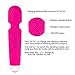 Mini Wireless Wand Massager, Rechargeable Waterproof Personal Electric Massager with 8 Powerful Speeds & 20 Vibration Modes for Back Neck Shoulder Body Massager