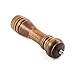 Pepper Grinder – 2 pcs Pepper Mill, Ceramic Mill with Strong Adjustable Solid Wooden Grinder (8 inch) by TOPODO