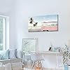 Beach-Picture-Coastal-Wall-Art-Pink-Car-with-Surfboard-Artwork-Seaside-Palm-Painting-Print-on-Canvas-for-Living-Room-40-inch-x-20-inch-x-1-Panel Beach Picture Coastal Wall Art: Pink Car with Surfboard Artwork Seaside Palm Painting Print on Canvas for Living Room…