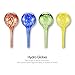 Plant Watering Globes, Automatic Watering Aqua Globe Mini Decorative Hand-Blown Glass Small Plant Bulbs - 4pc Deluxe Set