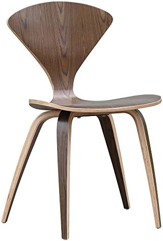 Designer Modern Normen Chair Modern Wooden Side Chair Walnut
