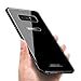 Samsung Galaxy Note 8 Case,Luhuanx Note 8 Glass Case,Tempered Glass Back Cover + TPU Frame Hybrid Shell Slim Case Note 8,Galaxy Note 8 Case, Anti-Scratch Anti-Drop (Glass Black New)