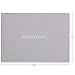 FLUYTCO Wedding Guest Book (120 Pages) - Linen Hardcover - Sign-in & Registry Guestbook - Silver Foil Stamping, Gilded Edges and Silver Page Marker - 7.5