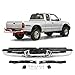 MBI AUTO - Steel Chrome, Complete Rear Bumper Assembly w/Hardware for 1995-2004 Toyota Tacoma Pickup, TO1102215