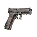 GunSkins Universal Pistol Skin Compatible with Airsoft AEG and BB Gun- Vinyl Wrap - Trim to Install - 100% Waterproof - Non-Reflective Matte Finish - GS BattleWorn Dark Earth