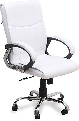 Nice Chair High Back Revolving Executive OfficeChair (White)