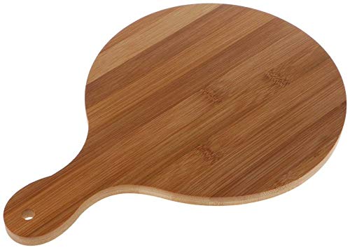 Snijplank, Pizzeria Peddel, Hout Pizza Peel, Serveerlade, Duurzame Ronde Pizza Paddle Spatel Ronde Transfer Lade Maken… - Afbeelding 3