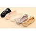 Queen-Ks Girls/Women Low Cut Silicone Grip Non-Skid No Show Lace Loafer Footies Socks 5/10 pairs