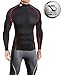 Defender New Men's Cool Compression Mock Shirts Tights Baselayer Soccer BR_M