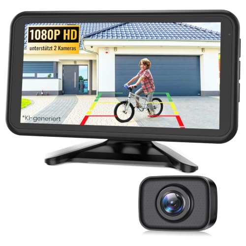 AUTO-VOX W12 Rückfahrkamera Kabellos Auto 5" LCD 1080P