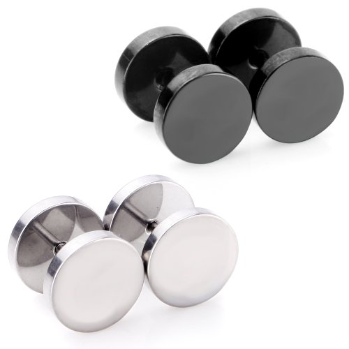 Jewelrieshop men body jewelry fake illusion tunnel plug…