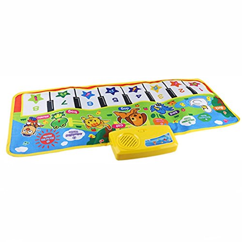 Qisc Musical Toy Floor Mat Keyboard for Kids Baby