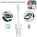 Comfort Valley Headphone Jack Adapter for iPhone, 3.5mm Headphone Adapter Charger Cable for iPhone X/Xs Max/XR / 8/8 Plus Audio Splitter Accessory Supports The Latest iOS System（White）thumb 2