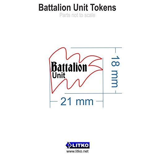 Battalion Unit Tokens, Opaque Green (10)