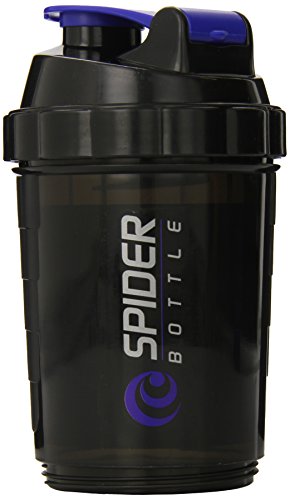 Spider Bottle - SpiderMix Maxi Shaker Bottle Black Blue - Scale: 25oz (Cup: 30oz) (Black Blue)