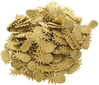 Pineapple Gold Confetti Luau Pool Beach Birthday Party Decorations Gold Glitter Pineapple Table Scatter
