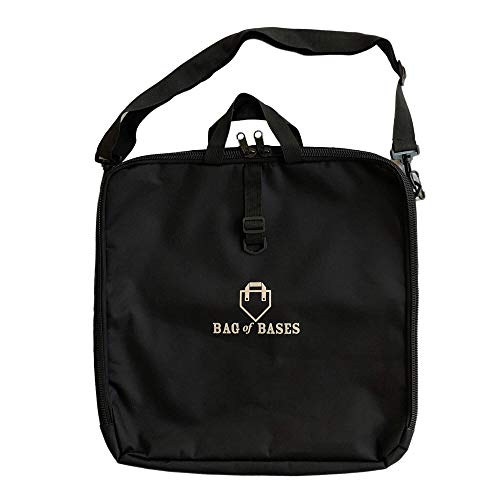 image for Bag of Bases Throw Down Bases with Custom Carrying Bag - Perfect for B