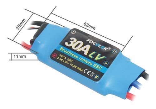 30A RC Brushless Motor Electric Speed Controller ESC 3A UBEC with XT60 & 3.5mm Bullet Plugs