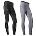 Funycell Men's Compression Tight Pants Athletic Running Leggings 2 Pack