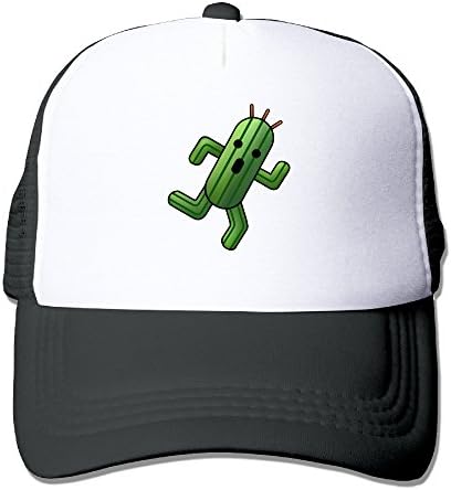 Vicop Cactus Is Running Trucker Cap Summer Mesh Hat With Adjustable Strap Black