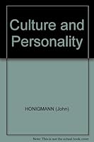 Culture and Personality B0006D67LM Book Cover
