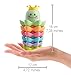 Mara's Box Stacking & Nesting Cups for Toddlers 6 pcs and 1 Owl Drawstring Backpack Educational Bath Toys for Boys and Girls (Ocean Staking)