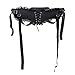 camaTech Lace Underwear Lady Panty with Adjustable Belt Corset Style for Women (Adjustable) Black