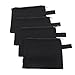 Augbunny 100% Cotton 16oz Heavy Duty Multi-purpose Canvas Zipper Tool Bag Organize Storage Pouch 4-pack