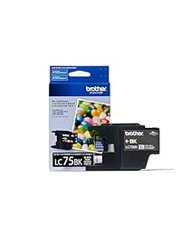Brother lc752pks   Lote de 2 cartuchos de tinta lc-75bk