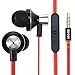 Manords 3.5mm Microphone Handsfree Headset - Red