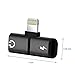 2 in 1 Compatible Adapter & Splitter for iPhone 7/7 Plus / 8/8 Plus/X,YUEMI Dual Jack Aux Audio & Charging & Calling & Sync Cable Connector Earphone Charger …