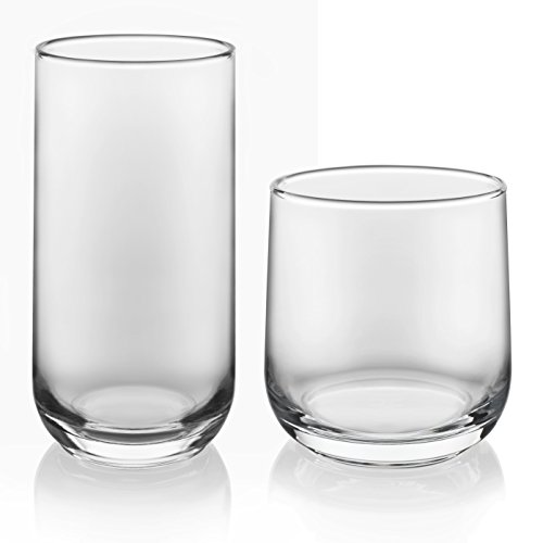 Libbey Ascent 16Piece Tumbler and Rocks Glass Set