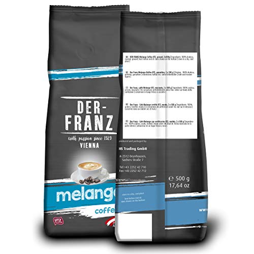 Der-Franz Melange-Kaffee UTZ, gemahlen, 2 x 500 g – Bild 7