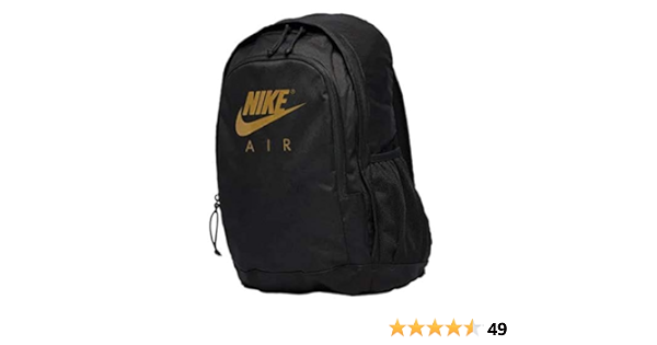 gold nike backpack