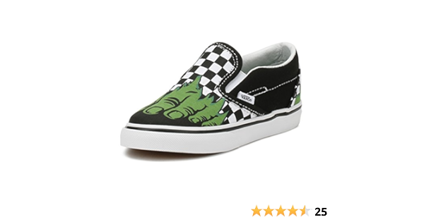 hulk checkered vans